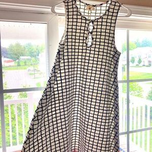 Francesca’s Collection Window Pane Swing Dress